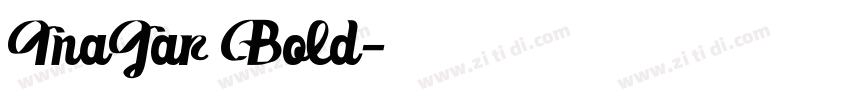InaJar Bold字体转换